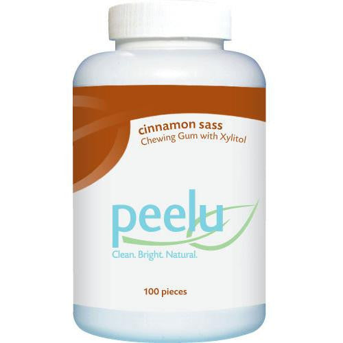 Peelu Chewing Gum - Cinnamon Sass - 100 Ct