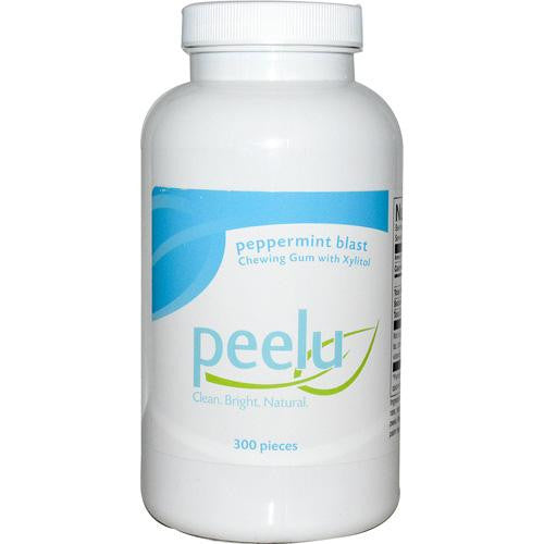 Peelu Chewing Gum - Peppermint Blast - 300 Count