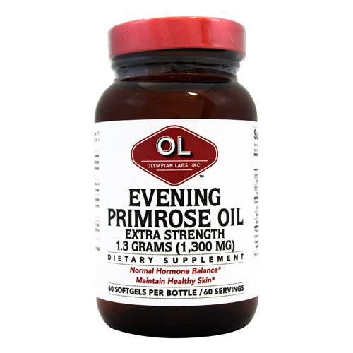 Olympian Labs Evening Primrose Oil - Extra Strength - 1300 Mg - 60 Softgels