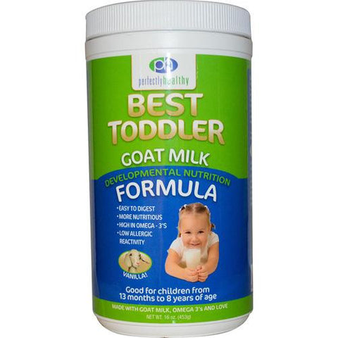 Perfectly Healthy Best Toddler Goat Milk Formula - Vanilla - 16 Oz