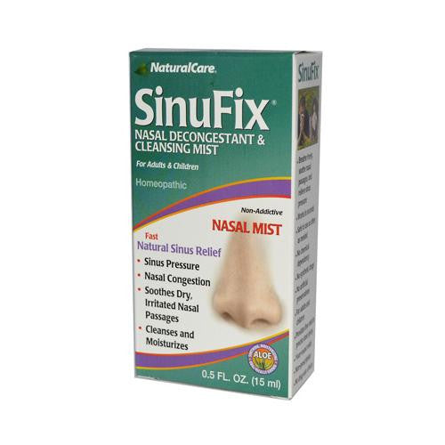 Natural Care Sinufix Nasal Decongestant And Cleansing Mist - 0.5 Fl Oz