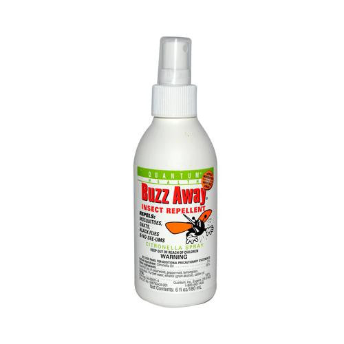 Quantum Research Buzz Away Insect Repellent Citronella Spray - 6 Oz