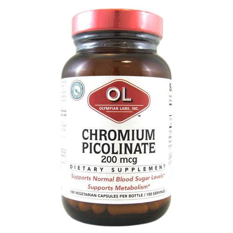 Olympian Labs Super Chromium Picolinate - 200 Mcg - 100 Capsules