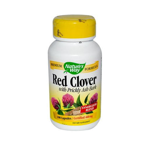 Nature's Way Red Clover With Prickly Ash Bark - 100 Capsules