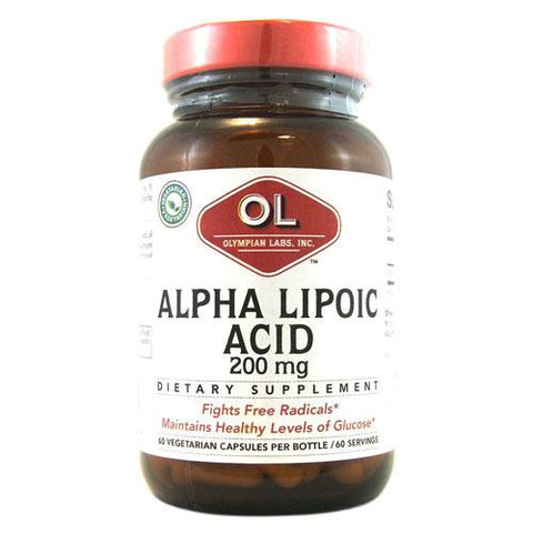 Olympian Labs Alpha Lipoic Coenzyme Q10 - 200 Mg - 60 Vegetarian Capsules