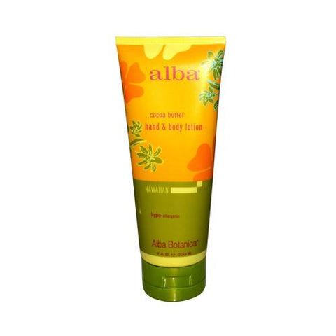 Alba Botanica Hawaiian Hand And Body Lotion Cocoa Butter - 7 Fl Oz