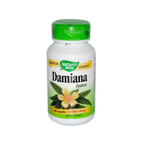 Nature's Way Damiana Leaves - 100 Capsules