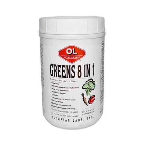 Olympian Labs Greens 8 In 1 Blueberry - 775 G