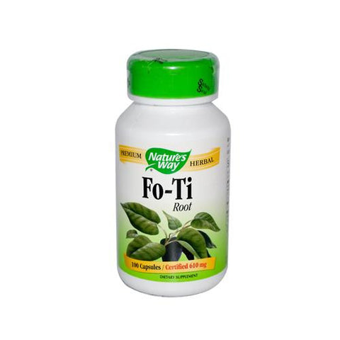 Nature's Way Fo-ti Root - 100 Capsules