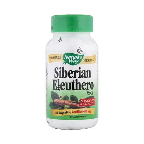 Nature's Way Siberian Eleuthero Root - 100 Capsules