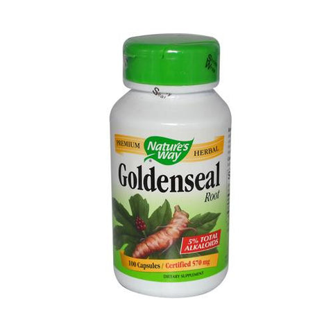 Nature's Way Goldenseal Root - 100 Capsules