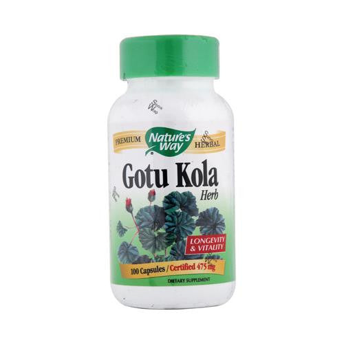 Nature's Way Gotu Kola Herb - 100 Capsules