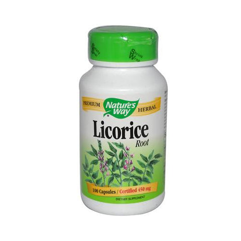 Nature's Way Licorice Root - 100 Capsules