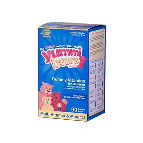 Hero Nutritionals Yummi Bears Multi-vitamin And Mineral Fruit - 90 Gummies