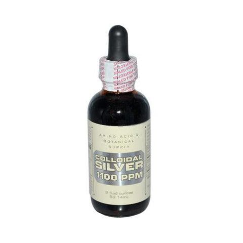 Amino Acid And Botanical Supply Colloidal Silver - 1100 Ppm - 2 Fl Oz