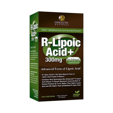 Genceutic Naturals R-lipoic Acid Plus - 300 Mg - 60 Vcaps