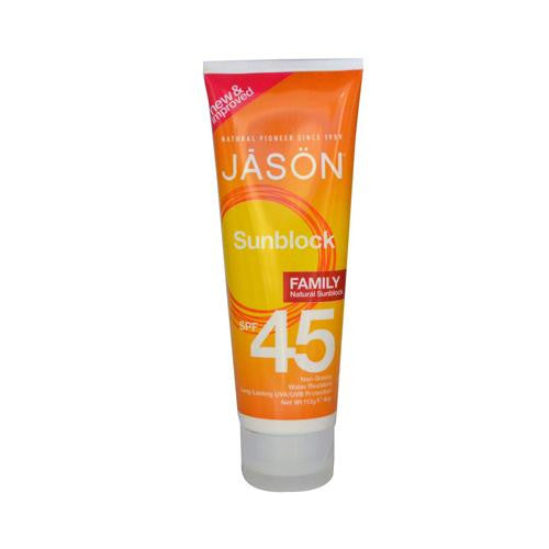 Jason Sunbrellas Family Block Natural Suncare Spf 36 - 4 Fl Oz