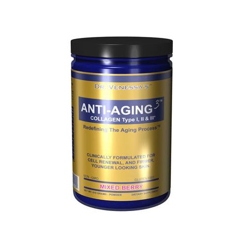 Dr. Venessa's Anti-aging 3 Collagen Type I And Ii Mixed Berry - 600 G