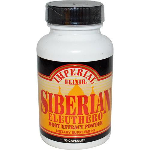 Imperial Elixir Ginseng - Siberian Eleuthero - 2500 Mg - 50 Capsules