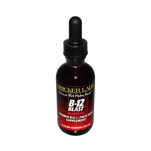 Bricker Labs Blast B12 Vitamin B12 And Folic Acid - 2 Fl Oz