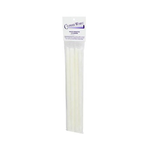 Cylinder Works White Paraffin Ear Candles - 4 Pack