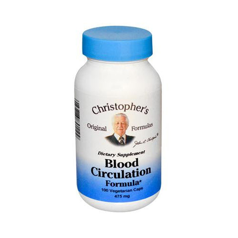 Dr. Christopher's Blood Circulation Formula - 465 Mg - 100 Vegetarian Capsules