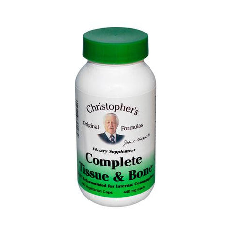 Dr. Christopher's Complete Tissue And Bone - 440 Mg - 100 Vegetarian Capsules