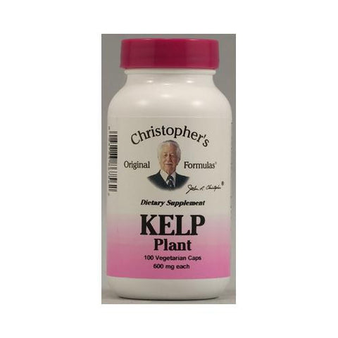 Dr. Christopher's Kelp Plant - 600 Mg - 100 Vegetarian Capsules