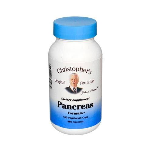 Dr. Christopher's Original Formulas Pancreas Formula - 460 Mg - 100 Vcaps