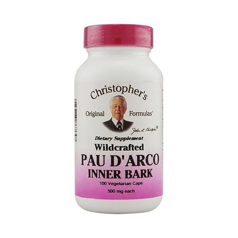 Dr. Christopher's Pau D'arco - 500 Mg - 100 Vegetarian Capsules