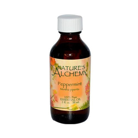 Nature's Alchemy 100% Pure Essential Oil Peppermint - 2 Fl Oz