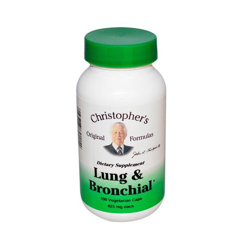 Dr. Christopher's Lung And Bronchial - 450 Mg - 100 Vegetarian Capsules