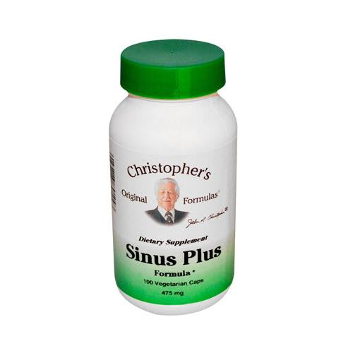 Dr. Christopher's Original Formulas Sinus Plus Formula - 475 Mg - 100 Vcaps