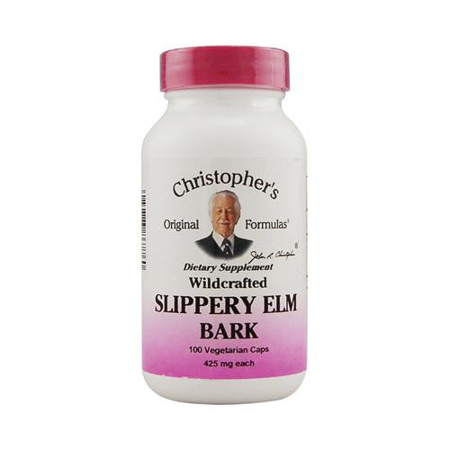 Dr. Christopher's Slippery Elm Bark - 425 Mg - 100 Vegetarian Capsules