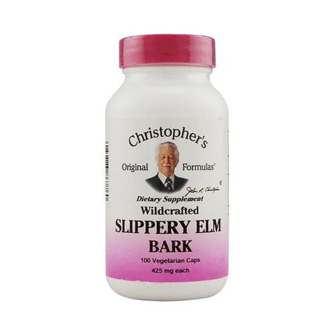 Dr. Christopher's Slippery Elm Bark - 425 Mg - 100 Vegetarian Capsules