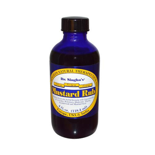 Dr. Singha's Mustard Rub - 4 Fl Oz