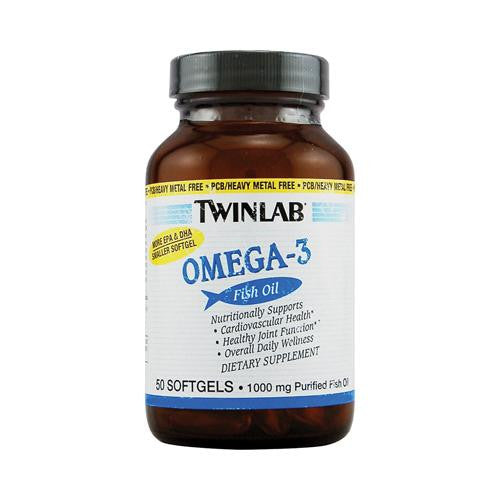 Twinlab Omega-3 Fish Oil - 1000 Mg - 50 Softgels