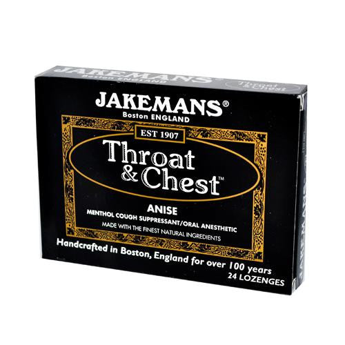 Jakemans Throat And Chest Lozenges - Anise - Case Of 24 - 24 Pack