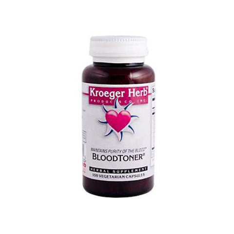 Kroeger Herb Blood Toner - 100 Vegetarian Capsules