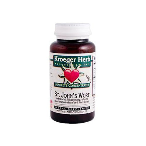 Kroeger Herb St John's Wort - 90 Vegetarian Capsules