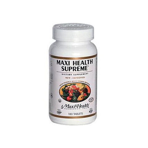 Maxi Health Supreme Vit And Min - 180 Tablets