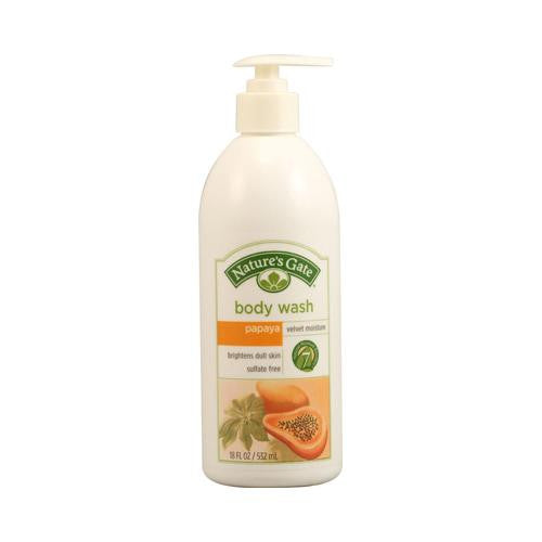 Nature's Gate Body Wash Velvet Moisture Papaya - 18 Fl Oz