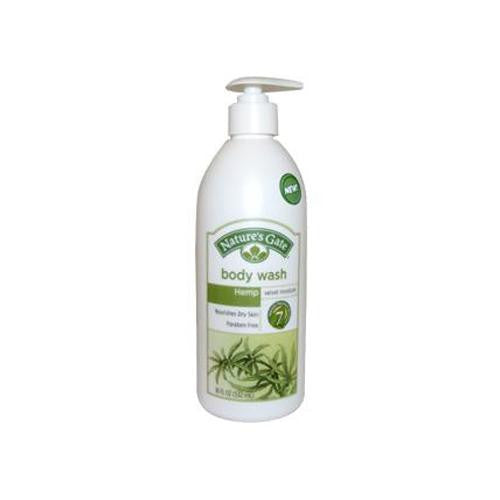 Nature's Gate Velvet Moisture Body Wash - Hemp - 18 Oz