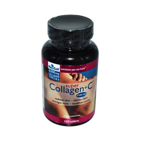 Neocell Super Collagen Plus C Type 1 And 3 - 6000 Mg - 120 Tablets