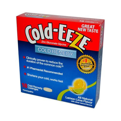 Cold-eeze Cold Remedy Lozenges Lemon Lime - 18 Lozenges