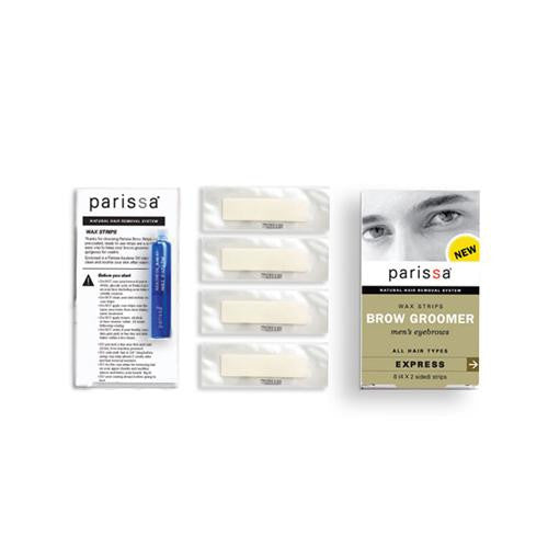 Parissa Wax Strips - Men's Brow Groom - 8 Pack