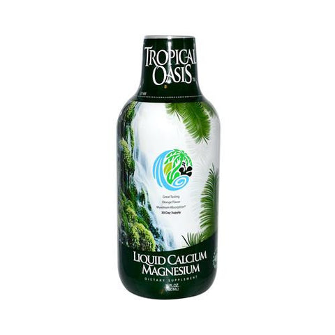 Tropical Oasis Liquid Calcium And Magnesium Orange - 16 Fl Oz