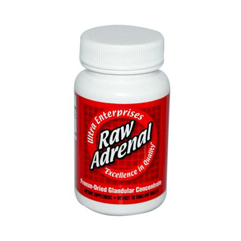 Ultra Glandulars Raw Adrenal - 200 Mg - 60 Tablets