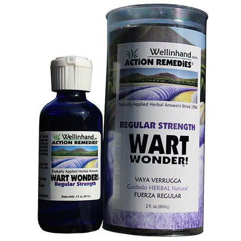 Wellinhand Action Remedies Wart Wonder - Regular Strength - 2 Oz