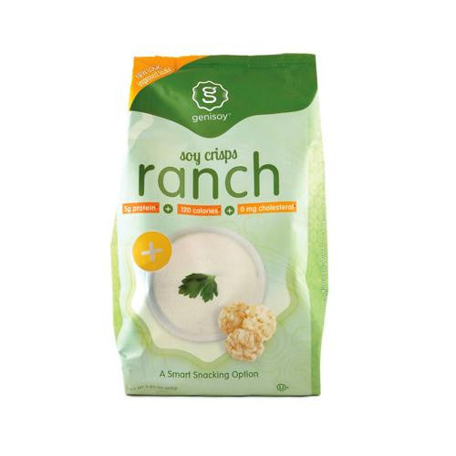 Genisoy Soy Crisps - Creamy Ranch - 3.85 Oz - Case Of 12